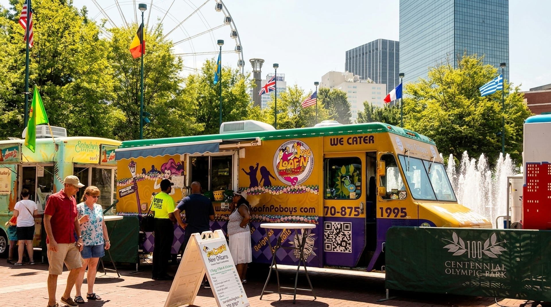 The Mardi Gras food truck