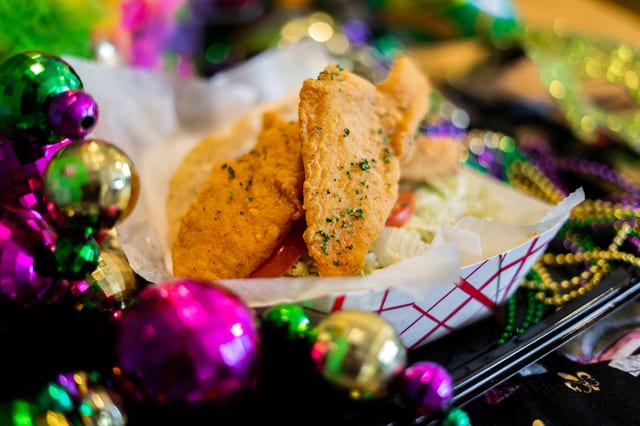 Whole Catfish Po'Boy.