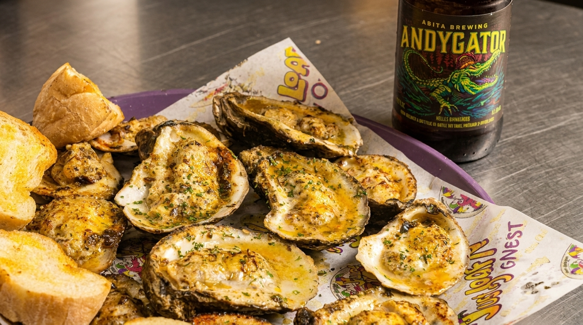 Half-off chargrilled oysters every Wednesday
