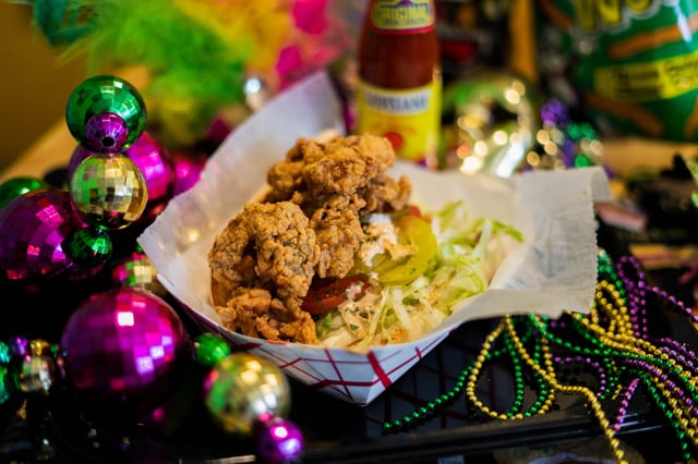 Half Oyster Po'Boy.
