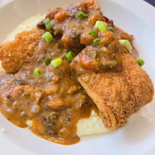 Blackened Fish and Etouffee